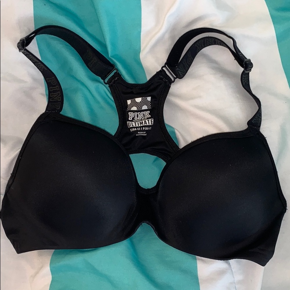 VS Pink push up racerback bra